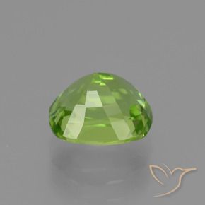Péridot Vert moyen naturelle Coussin, 2.32 ct, VS