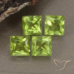 Shop natural 2.75ct Vert moyen Péridot gems, Carré, from Chine at GemSelect. In stock, global shipping!