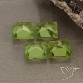 Shop natural 2.75ct Vert moyen Péridot gems, Carré, from Chine at GemSelect. In stock, global shipping!