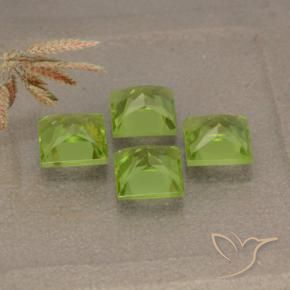 Shop natural 2.93ct Vert moyen Péridot gems, Carré, from Chine at GemSelect. In stock, global shipping!