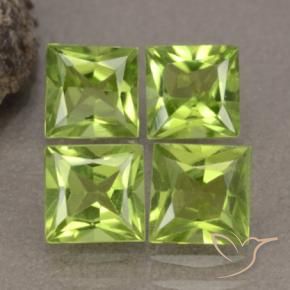 Shop natural 2.81ct Vert jaunâtre vif Péridot gems, Carré, from Chine at GemSelect. In stock, global shipping!
