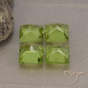 Shop natural 2.89ct Vert éclatant Péridot gems, Carré, from Chine at GemSelect. In stock, global shipping!
