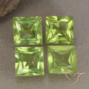 Shop natural 2.67ct Vert éclatant Péridot gems, Carré, from Chine at GemSelect. In stock, global shipping!