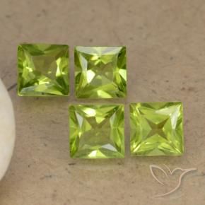 Shop natural 3.05ct Vert éclatant Péridot gems, Carré, from Chine at GemSelect. In stock, global shipping!