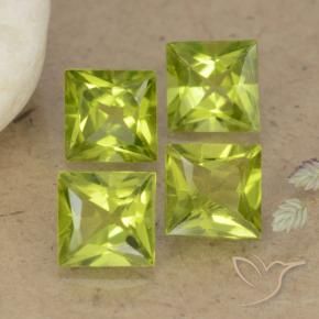 Shop natural 3.05ct Vert jaunâtre vif Péridot gems, Carré, from Chine at GemSelect. In stock, global shipping!
