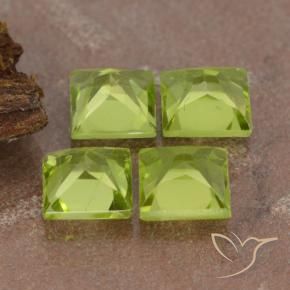 Shop natural 3.00ct Vert jaunâtre Péridot gems, Carré, from Chine at GemSelect. In stock, global shipping!