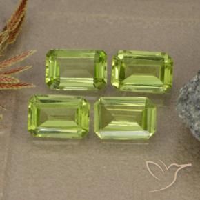 Shop natural 2.43ct Vert éclatant Péridot gems, Octogone / coupe Émeraude, from Chine at GemSelect. In stock, global shipping!