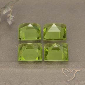 Shop natural 4.33ct Vert moyen Péridot gems, Carré, from Chine at GemSelect. In stock, global shipping!