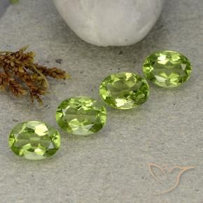 Shop natural 5.34ct Vert éclatant Péridot gems, ovale, from Chine at GemSelect. In stock, global shipping!