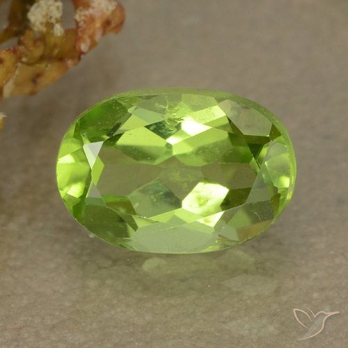 1.20ct Naturel Vert éclatant Péridot, ovale, VS