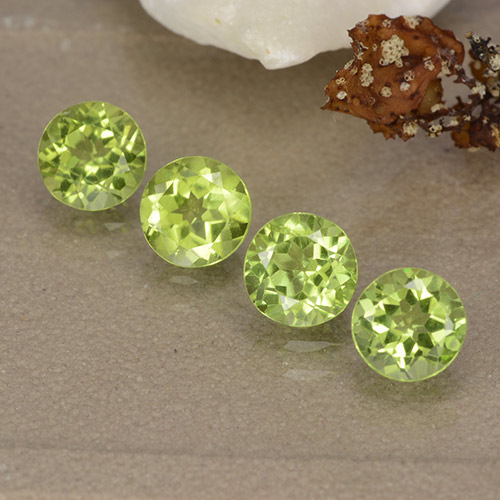 Achetez naturel 1,99ct vert péridot gems, coupe roude, en provenance chine chez gemselect. en stock, livraison internationale!