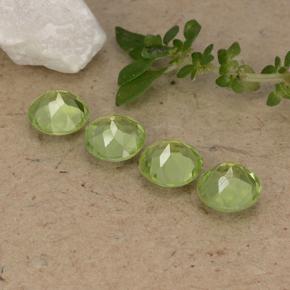 Achetez naturel 2.06ct Vert vif et léger Péridot gems, Coupe roude, En provenance Chine chez GemSelect. En stock, livraison internationale!