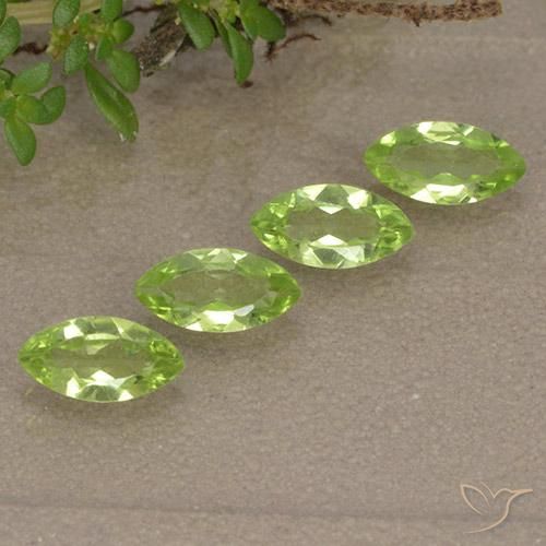 Shop natural 1.42ct Vert vif et léger Péridot gems, Marquise, from Chine at GemSelect. In stock, global shipping!