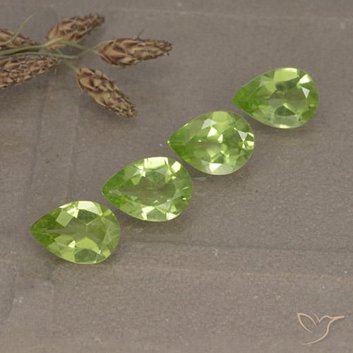 Shop natural 2.45ct Vert moyen Péridot gems, En forme de poire, from Chine at GemSelect. In stock, global shipping!