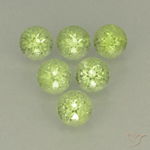 1.85ctw Naturel Vert jaunâtre Péridot, Tour, VS