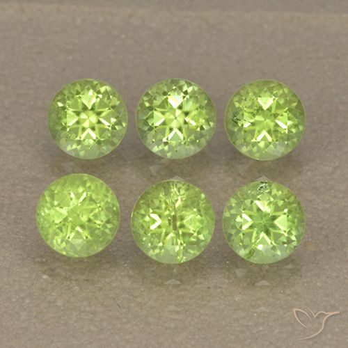 1.83ctw Naturel Vert clair Péridot, Tour, VS