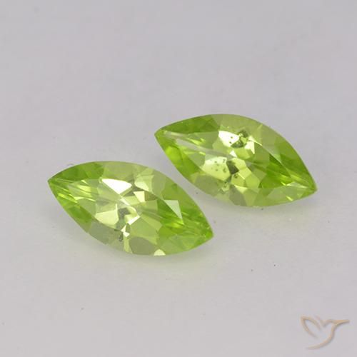 Shop natural 1.13ct Vert moyen Péridot gems, Marquise, from Chine at GemSelect. In stock, global shipping!