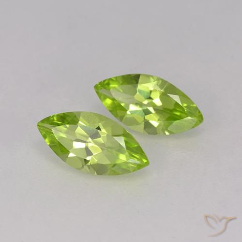 Shop natural 1.06ct Vert moyen Péridot gems, Marquise, from Chine at GemSelect. In stock, global shipping!