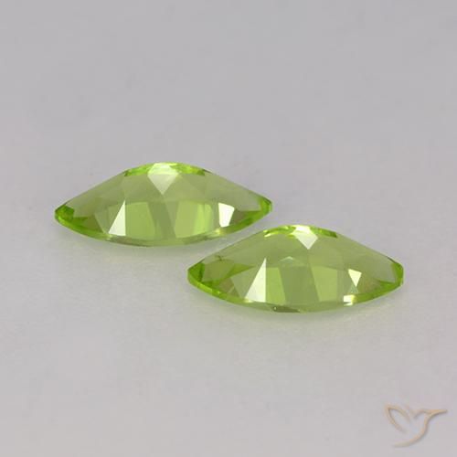 Shop natural 1.06ct Vert moyen Péridot gems, Marquise, from Chine at GemSelect. In stock, global shipping!