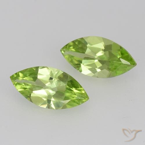 Shop natural 1.08ct Vert vif et léger Péridot gems, Marquise, from Chine at GemSelect. In stock, global shipping!
