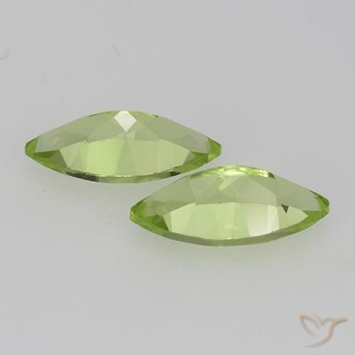 Shop natural 1.08ct Vert vif et léger Péridot gems, Marquise, from Chine at GemSelect. In stock, global shipping!