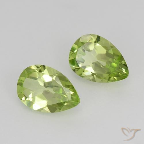 Shop natural 0.75ct Vert vif et léger Péridot gems, En forme de poire, from Chine at GemSelect. In stock, global shipping!