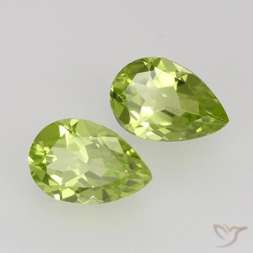 Shop natural 0.87ct Vert moyen Péridot gems, En forme de poire, from Chine at GemSelect. In stock, global shipping!