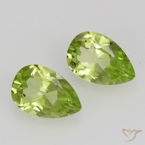 Shop natural 0.87ct Vert vif et léger Péridot gems, En forme de poire, from Chine at GemSelect. In stock, global shipping!