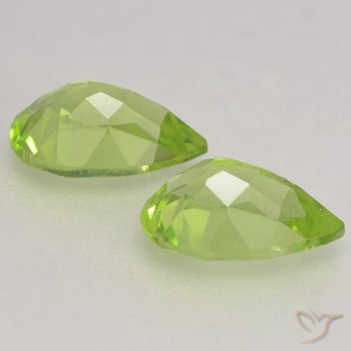 Shop natural 0.87ct Vert moyen Péridot gems, En forme de poire, from Chine at GemSelect. In stock, global shipping!