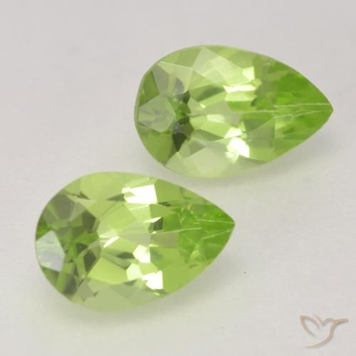 Shop natural 0.89ct Vert vif et léger Péridot gems, En forme de poire, from Chine at GemSelect. In stock, global shipping!