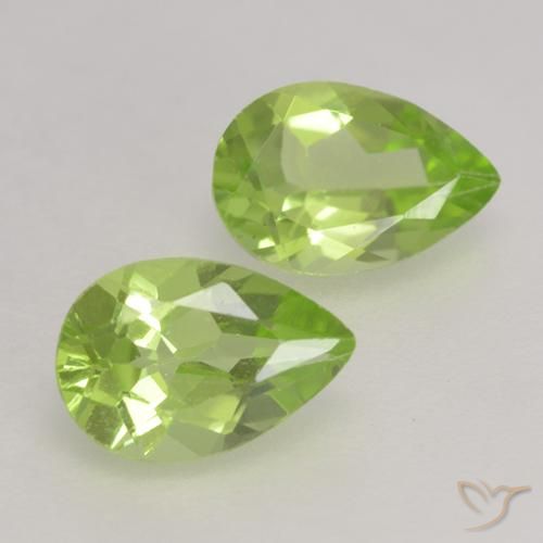 Shop natural 0.86ct Vert éclatant Péridot gems, En forme de poire, from Chine at GemSelect. In stock, global shipping!