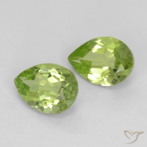 Shop natural 0.84ct Vert vif et léger Péridot gems, En forme de poire, from Chine at GemSelect. In stock, global shipping!
