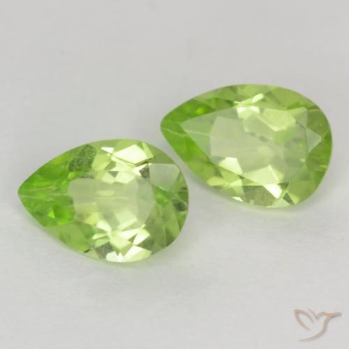 Shop natural 0.78ct Vert vif et léger Péridot gems, En forme de poire, from Chine at GemSelect. In stock, global shipping!