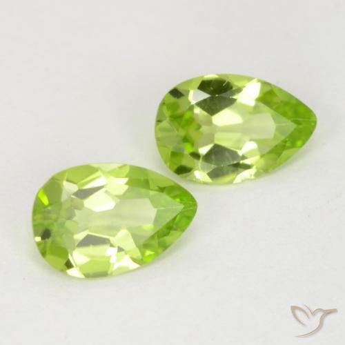 Shop natural 0.77ct Vert clair Péridot gems, En forme de poire, from Chine at GemSelect. In stock, global shipping!