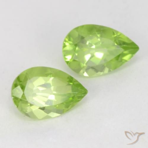 Shop natural 0.93ct Vert vif et léger Péridot gems, En forme de poire, from Chine at GemSelect. In stock, global shipping!