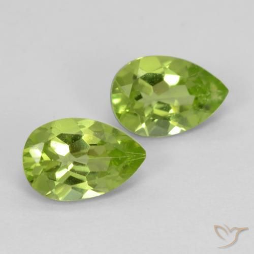 Shop natural 0.87ct Vert moyen Péridot gems, En forme de poire, from Chine at GemSelect. In stock, global shipping!