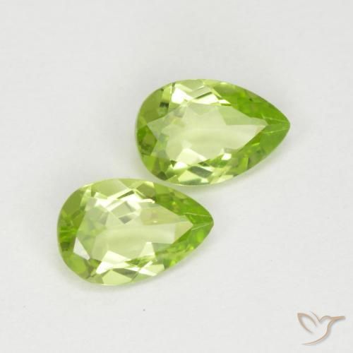Shop natural 0.91ct Vert vif et léger Péridot gems, En forme de poire, from Chine at GemSelect. In stock, global shipping!