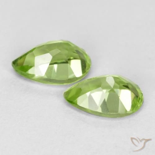 Shop natural 0.87ct Vert vif et léger Péridot gems, En forme de poire, from Chine at GemSelect. In stock, global shipping!