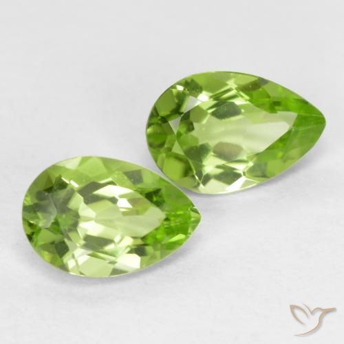Shop natural 0.87ct Vert vif et léger Péridot gems, En forme de poire, from Chine at GemSelect. In stock, global shipping!