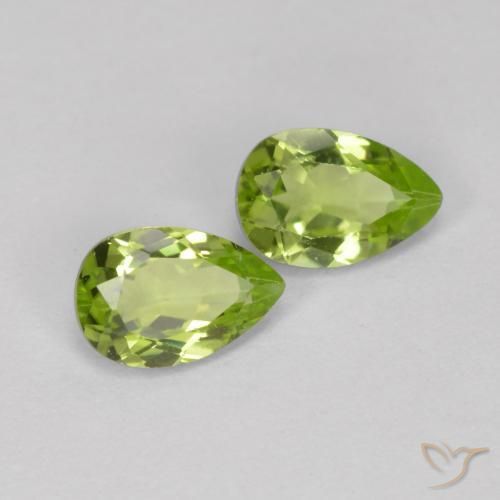 Shop natural 0.93ct Vert vif et léger Péridot gems, En forme de poire, from Chine at GemSelect. In stock, global shipping!