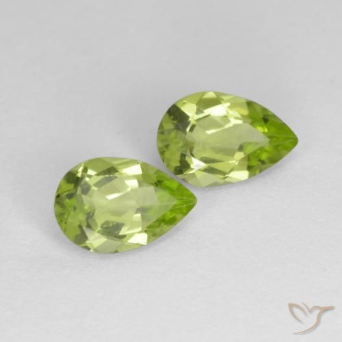 Shop natural 0.83ct Vert moyen Péridot gems, En forme de poire, from Chine at GemSelect. In stock, global shipping!