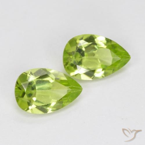 Shop natural 0.91ct Vert moyen Péridot gems, En forme de poire, from Chine at GemSelect. In stock, global shipping!