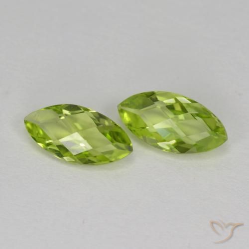 Shop natural 1.21ct Vert moyen Péridot gems, Marquise, from Chine at GemSelect. In stock, global shipping!