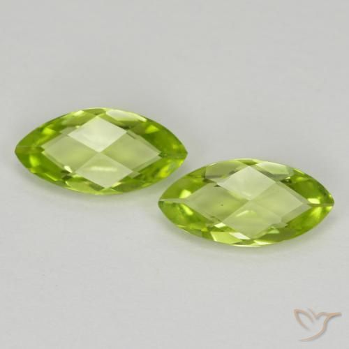 Shop natural 1.04ct Vert éclatant Péridot gems, Marquise, from Chine at GemSelect. In stock, global shipping!