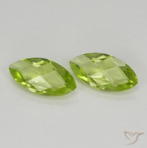 Shop natural 1.04ct Vert éclatant Péridot gems, Marquise, from Chine at GemSelect. In stock, global shipping!