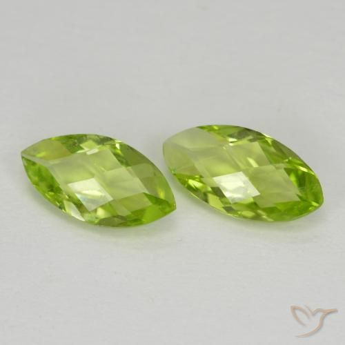 Shop natural 1.06ct Vert moyen Péridot gems, Marquise, from Chine at GemSelect. In stock, global shipping!