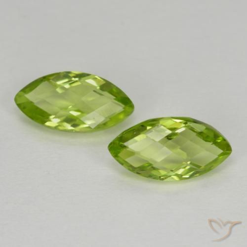 Shop natural 1.29ct Vert moyen Péridot gems, Marquise, from Chine at GemSelect. In stock, global shipping!