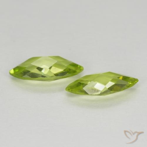 Shop natural 1.06ct Vert éclatant Péridot gems, Marquise, from Chine at GemSelect. In stock, global shipping!