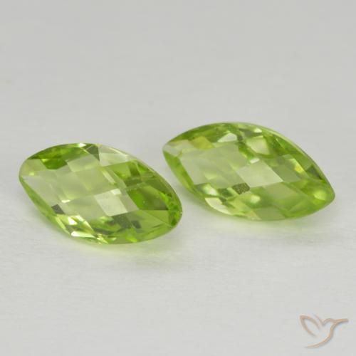 Shop natural 1.31ct Vert vif et léger Péridot gems, Marquise, from Chine at GemSelect. In stock, global shipping!