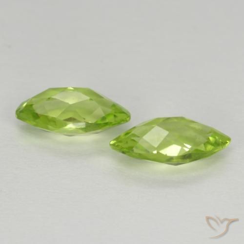 Shop natural 1.31ct Vert vif et léger Péridot gems, Marquise, from Chine at GemSelect. In stock, global shipping!